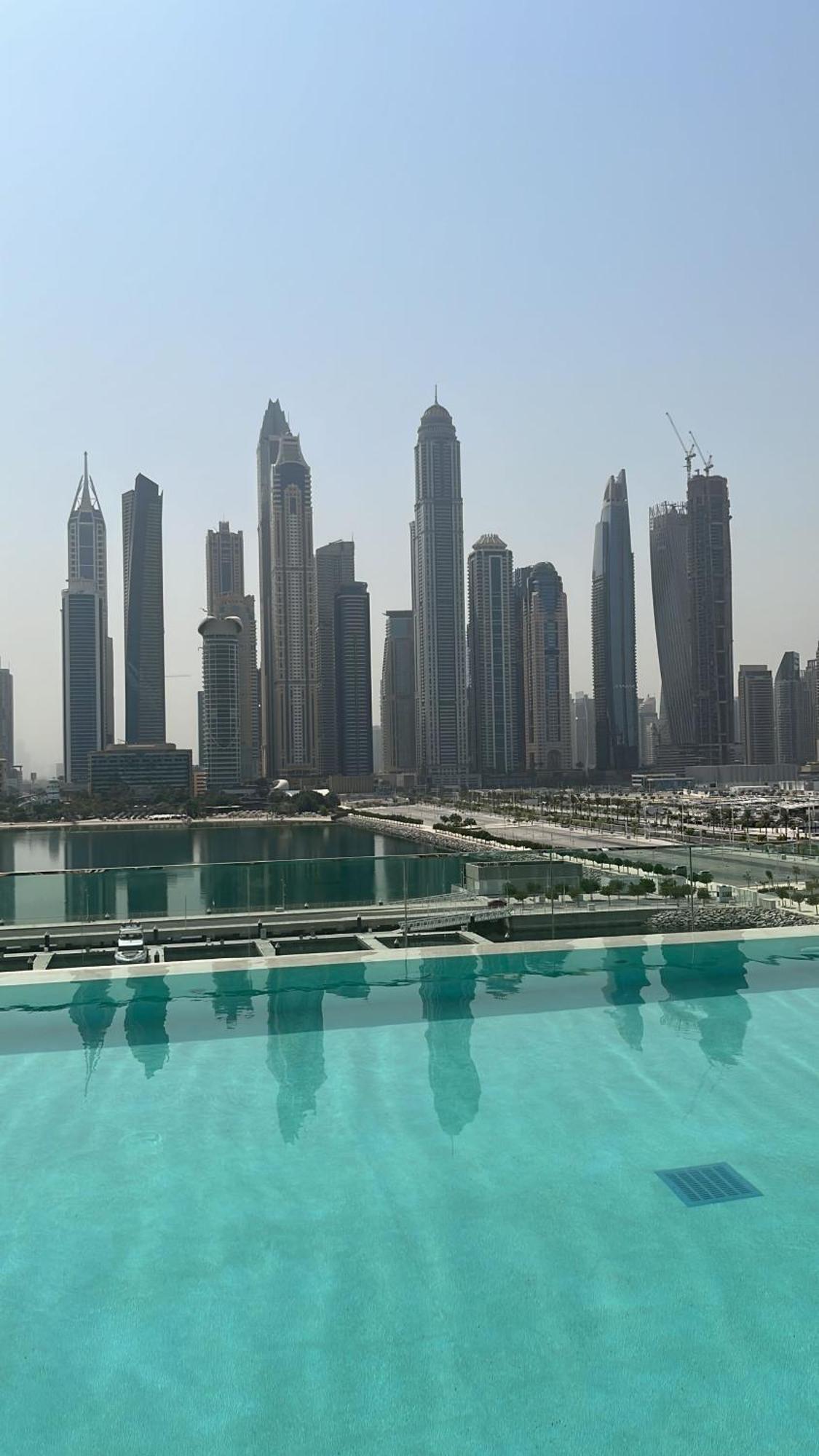 Silkhaus Palm View 1Bdr With Private Beach In Emaar Beachfront Dubaj Kültér fotó
