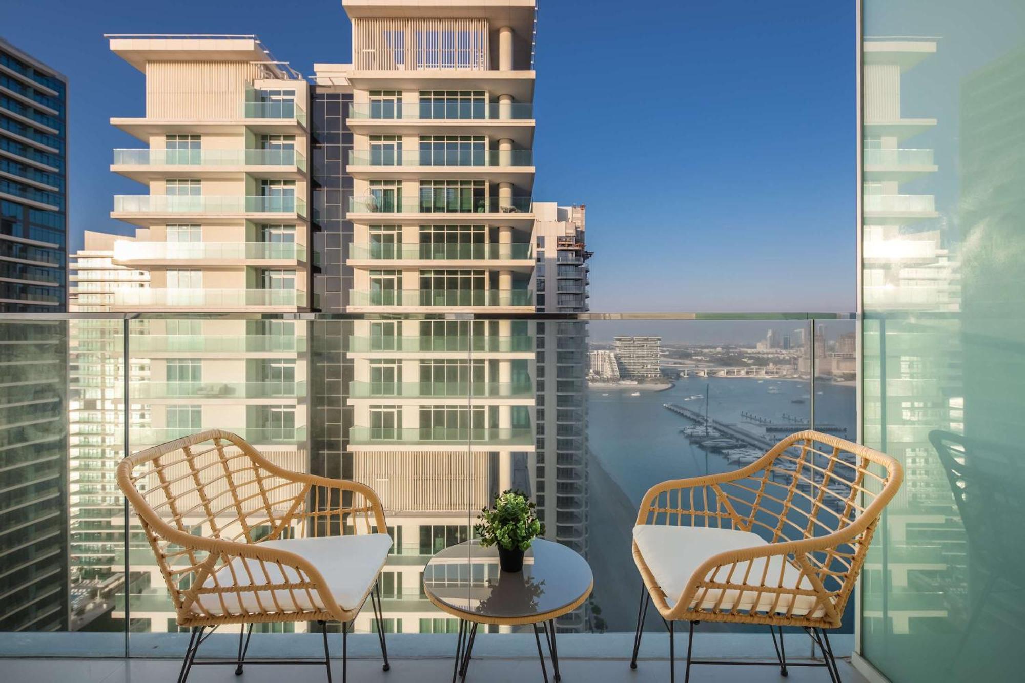 Silkhaus Palm View 1Bdr With Private Beach In Emaar Beachfront Dubaj Kültér fotó